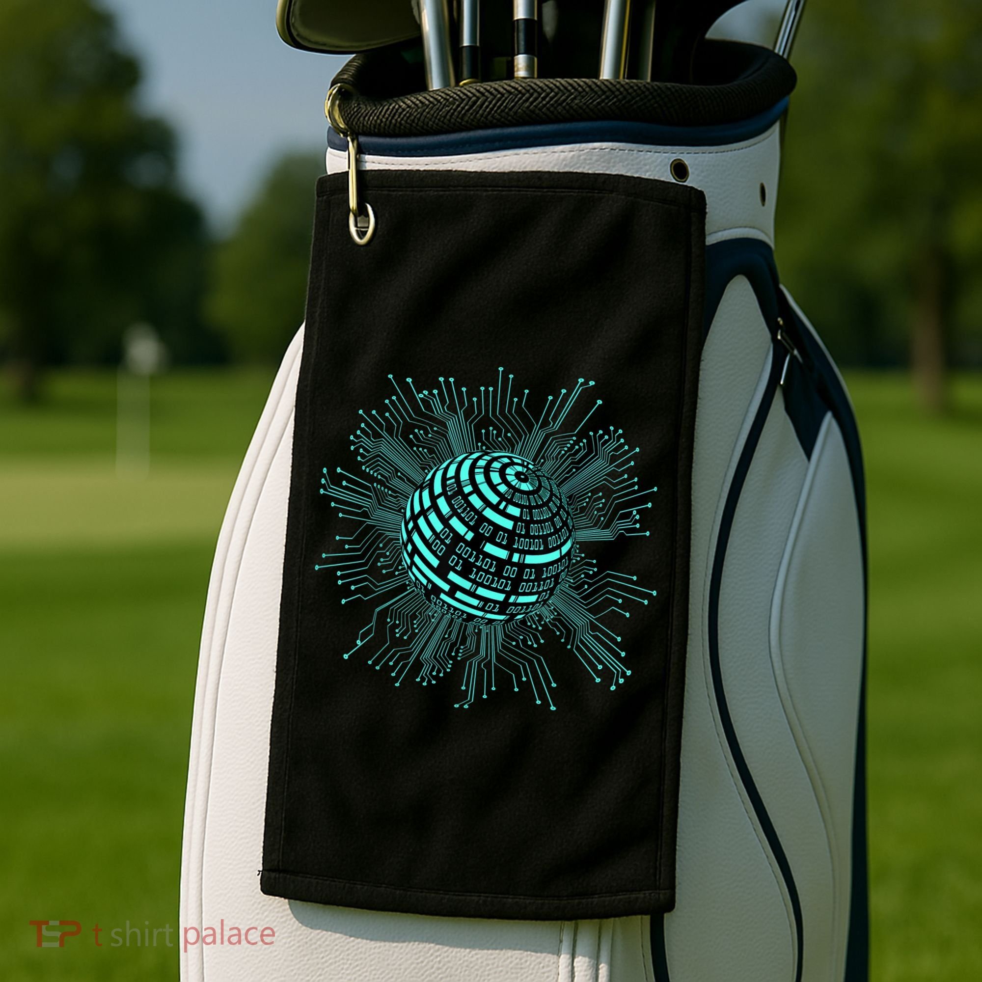 Binary Coding Computer Nerd Geeks Programmer Funny Coding Golf Towel