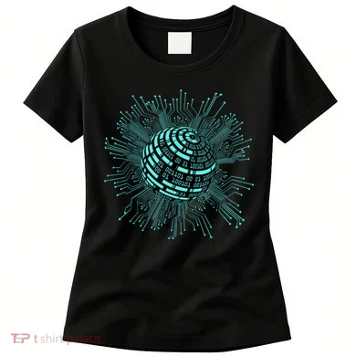 Binary Coding Computer Nerd Geeks Programmer Funny Coding Women's T-Shirt