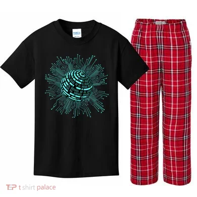 Binary Coding Computer Nerd Geeks Programmer Funny Coding Kids Plaid Pajama Set