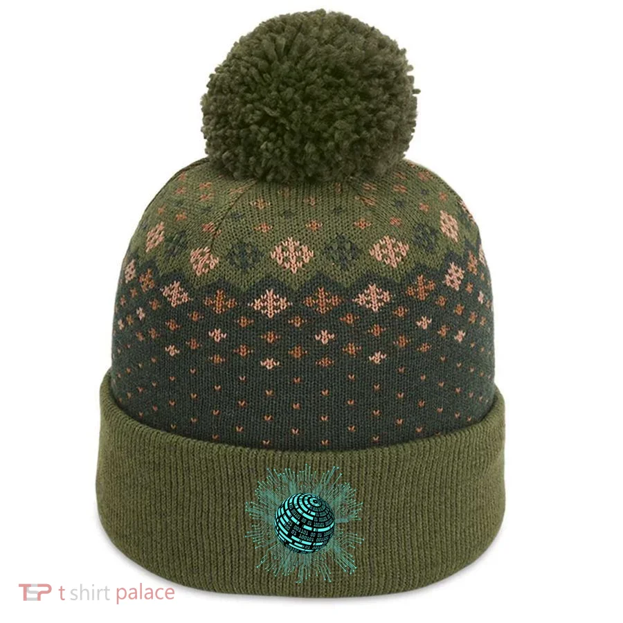 Binary Coding Computer Nerd Geeks Programmer Funny Coding The Baniff Cuffed Pom Beanie
