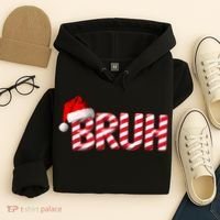 Bruh Christmas Candy Cane For Funny Xmas Bruh Hoodie thumb 4