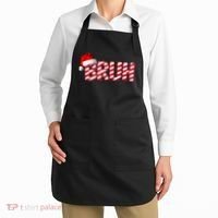 Bruh Christmas Candy Cane For Funny Xmas Bruh Apron thumb 2