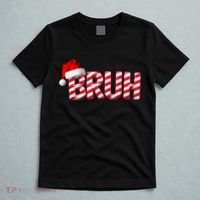 Bruh Christmas Candy Cane For Funny Xmas Bruh T-Shirt thumb 5