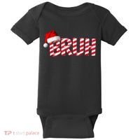 Bruh Christmas Candy Cane For Funny Xmas Bruh Baby Bodysuit thumb 0