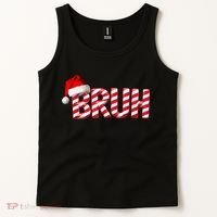 Bruh Christmas Candy Cane For Funny Xmas Bruh Tank Top thumb 2