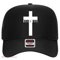 Believe Christian Cross Religious Hat thumb 0