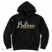Believe Childhood Cancer Awareness Hoodie thumb 0
