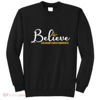 Believe Childhood Cancer Awareness Sweatshirt thumb 0