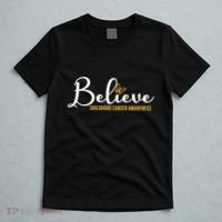 Believe Childhood Cancer Awareness T-Shirt thumb 5