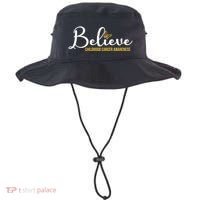 Believe Childhood Cancer Awareness Bucket Hat thumb 0