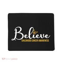 Believe Childhood Cancer Awareness Mousepad thumb 0