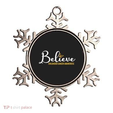 Believe Childhood Cancer Awareness Ornament