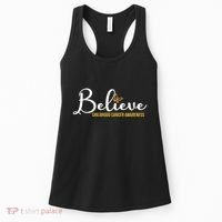 Believe Childhood Cancer Awareness Women's Tank Top thumb 0