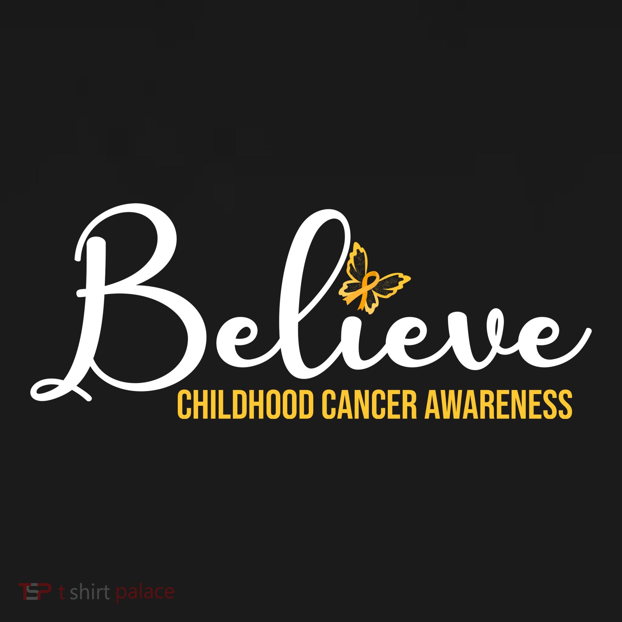 Believe Childhood Cancer Awareness Women's Tank Top