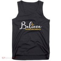 Believe Childhood Cancer Awareness Tank Top thumb 0