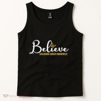 Believe Childhood Cancer Awareness Tank Top thumb 2