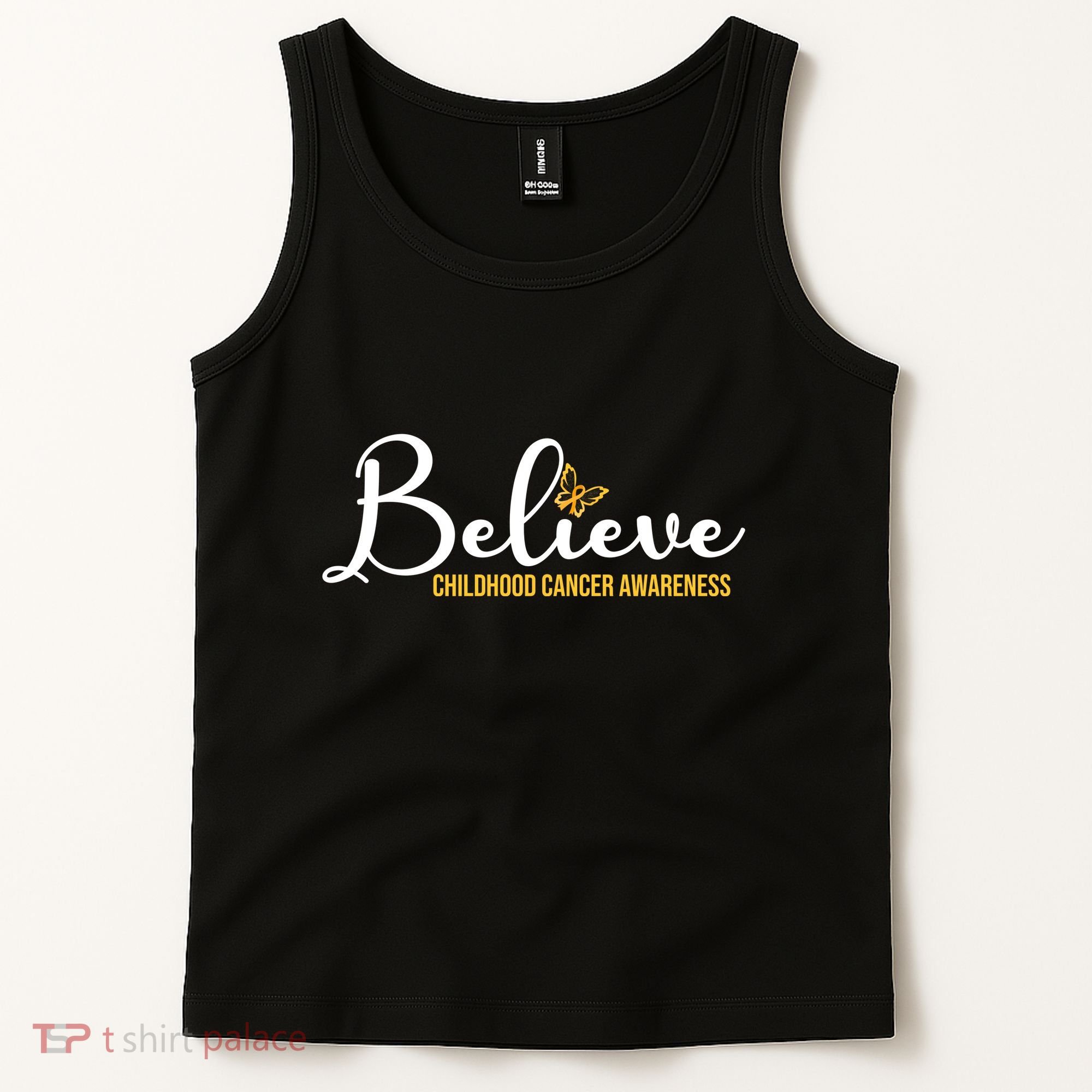 Believe Childhood Cancer Awareness Tank Top