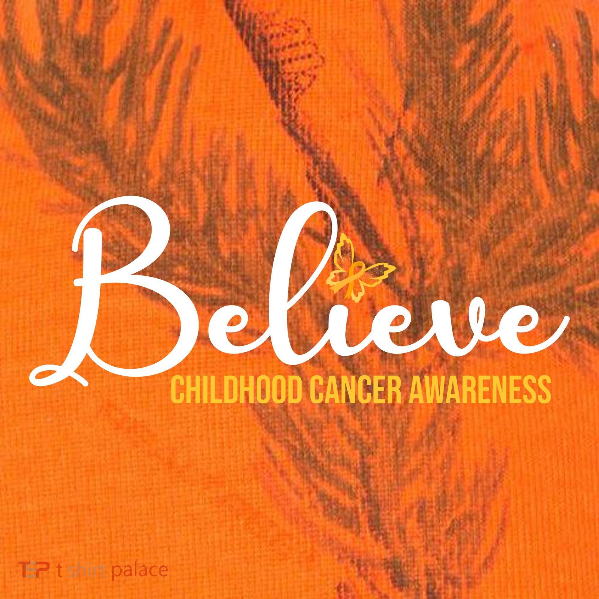Believe Childhood Cancer Awareness Kati Licensed 12" Camo Cuffed Beanie