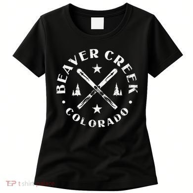 Beaver Creek Colorado Ski Mountain Skiing Skier Women's T-Shirt