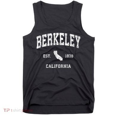 Berkeley California Ca Vintage Athletic Tank Top
