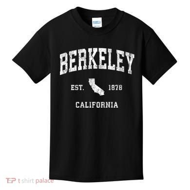 Berkeley California Ca Vintage Athletic Kids T-Shirt
