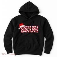 Bruh Christmas Candy Cane For Teen Boy Funny Xmas Bruh Hoodie thumb 0