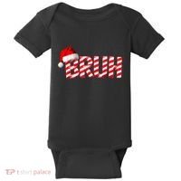 Bruh Christmas Candy Cane For Teen Boy Funny Xmas Bruh Baby Bodysuit thumb 0