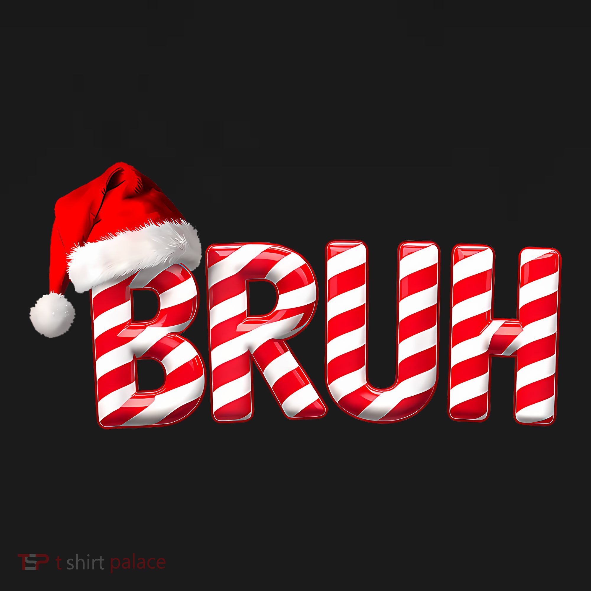 Bruh Christmas Candy Cane For Teen Boy Funny Xmas Bruh Visor