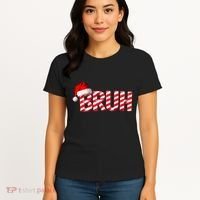 Bruh Christmas Candy Cane For Teen Boy Funny Xmas Bruh Women's T-Shirt thumb 4