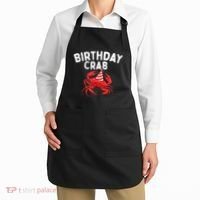 Birthday Crab Crustacean Animal Lover Beach Seafood Apron thumb 2