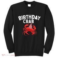 Birthday Crab Crustacean Animal Lover Beach Seafood Sweatshirt thumb 0