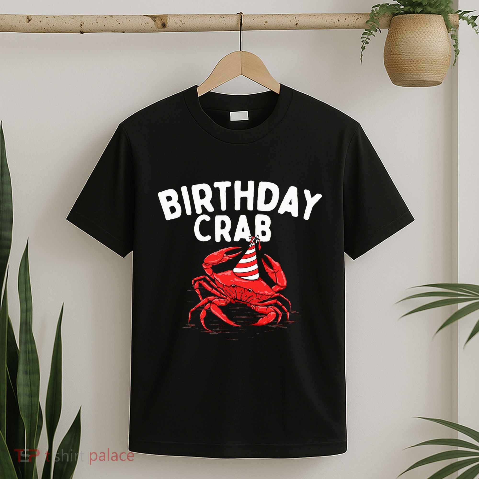 Birthday Crab Crustacean Animal Lover Beach Seafood T-Shirt