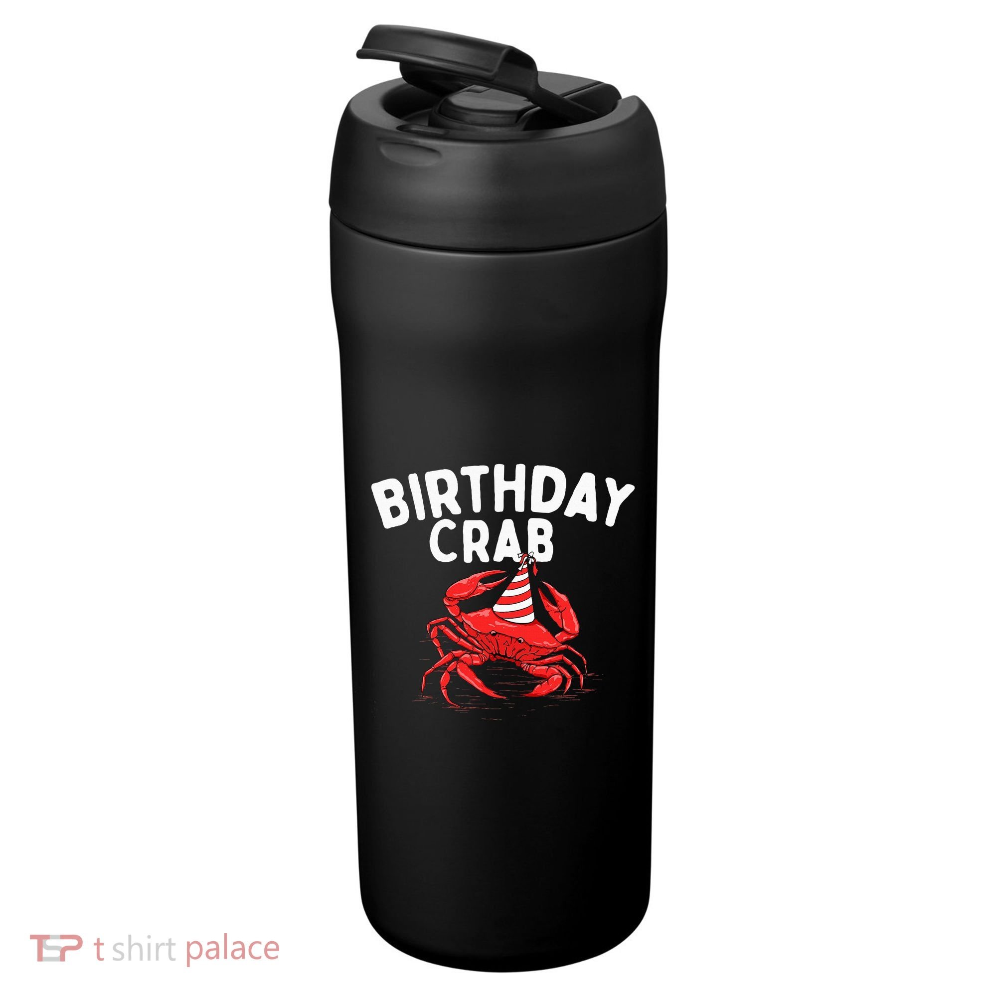 Birthday Crab Crustacean Animal Lover Beach Seafood 24oz Duet Stainless Steel Tumbler