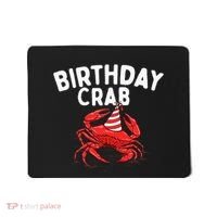 Birthday Crab Crustacean Animal Lover Beach Seafood Mousepad thumb 0
