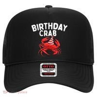 Birthday Crab Crustacean Animal Lover Beach Seafood Hat thumb 0