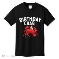 Birthday Crab Crustacean Animal Lover Beach Seafood Kids T-Shirt thumb 0