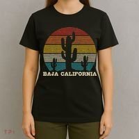 Baja California Cactus Vintage Retro Desert Souvenir Gift T-Shirt thumb 4