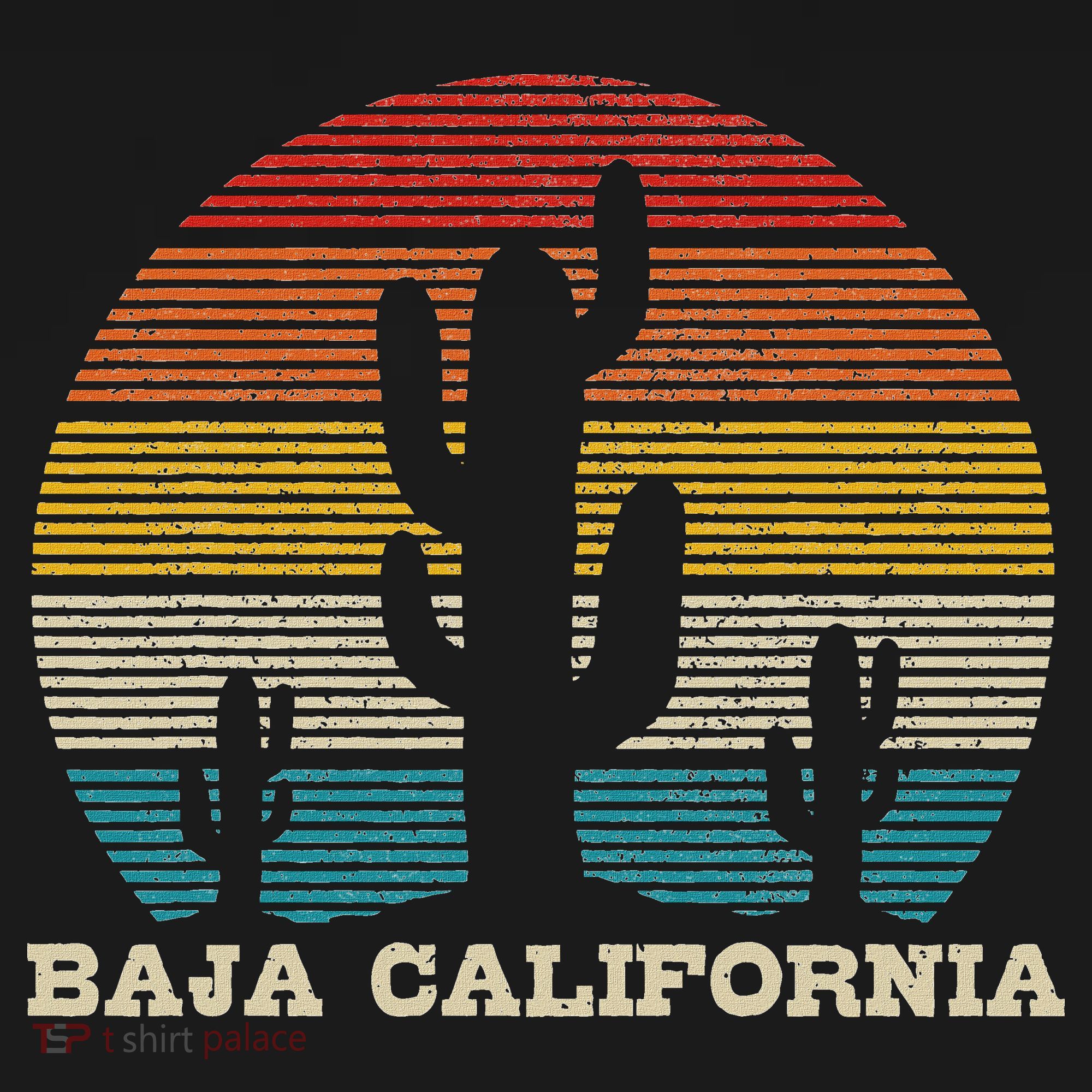 Baja California Cactus Vintage Retro Desert Souvenir Gift T-Shirt