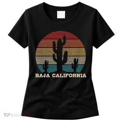 Baja California Cactus Vintage Retro Desert Souvenir Gift Women's T-Shirt