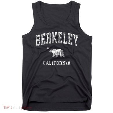 Berkeley California CA Vintage Distressed Sports Design Tank Top