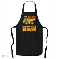 Big Cousin Construction Dump Truck Baby Announcement Apron thumb 0