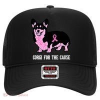 Breast Cancer Corgi For The Cause Pink Ribbon Hat thumb 0