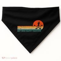 Best Cross Country Coach Cross Country Running Coach USA-Made Doggie Bandana thumb 0