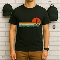 Best Cross Country Coach Cross Country Running Coach T-Shirt thumb 6