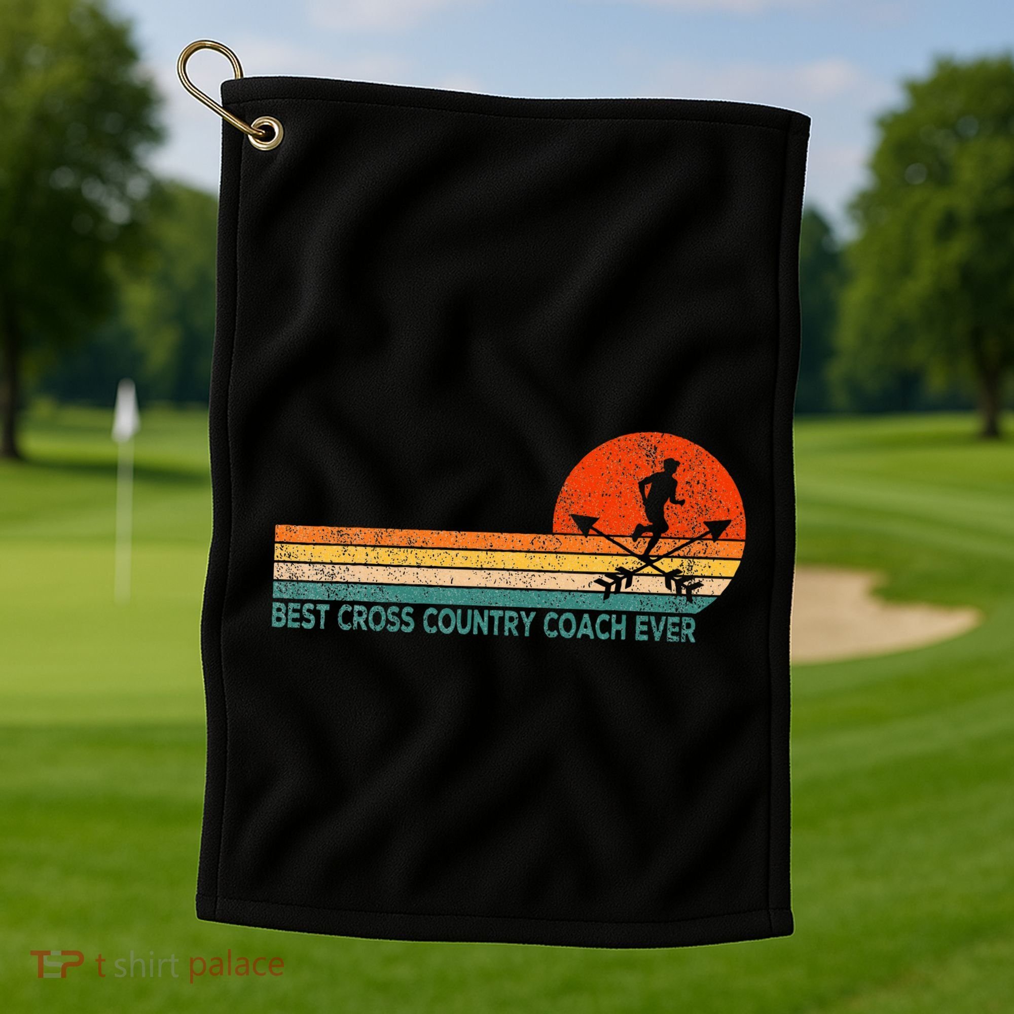 Best Cross Country Coach Cross Country Running Coach Golf Towel