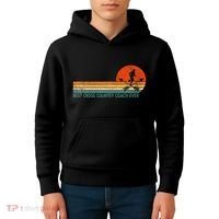 Best Cross Country Coach Cross Country Running Coach Kids Hoodie thumb 4