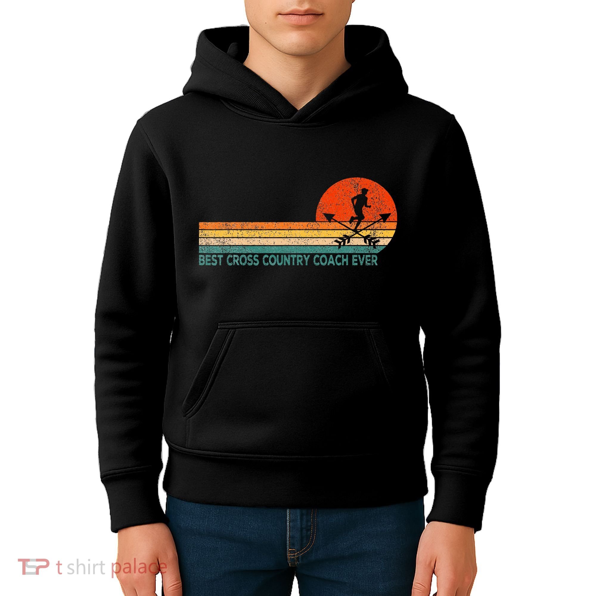 Best Cross Country Coach Cross Country Running Coach Kids Hoodie