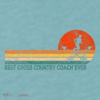 Best Cross Country Coach Cross Country Running Coach Sueded Cloud Jersey T-Shirt thumb 2