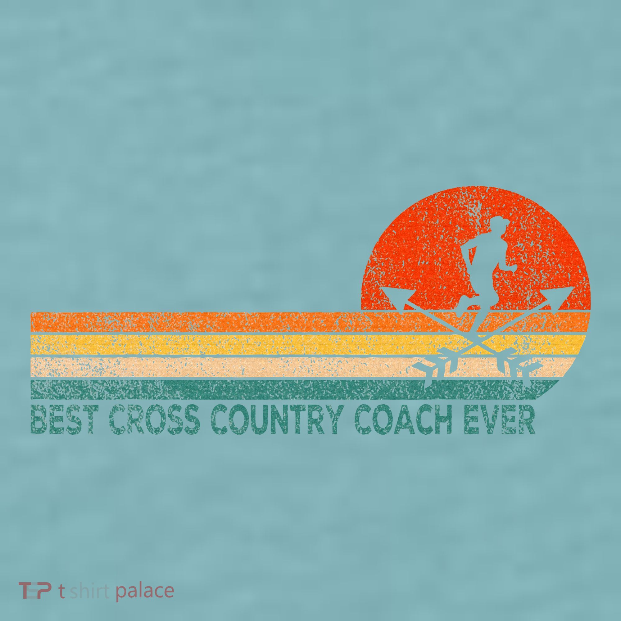 Best Cross Country Coach Cross Country Running Coach Sueded Cloud Jersey T-Shirt