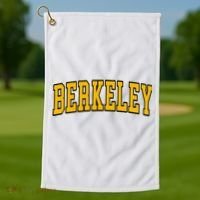 Berkeley California Ca Arched Golf Towel thumb 1